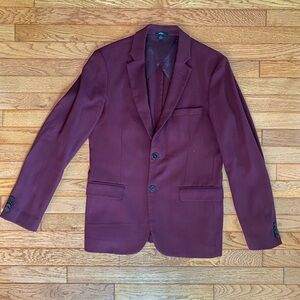 Frank & Oak Burgundy Blazer